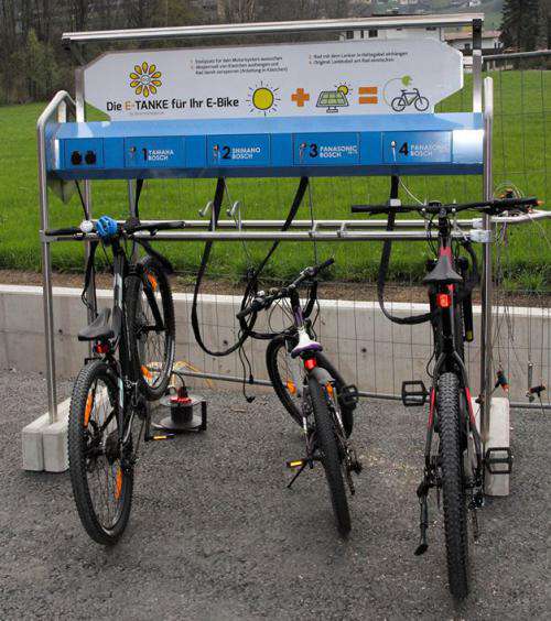 E-Bike Ladestation in Erl